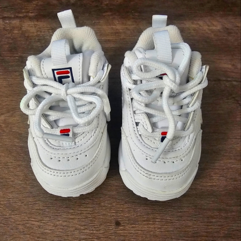 Fila Disruptor size 4 baby shoes